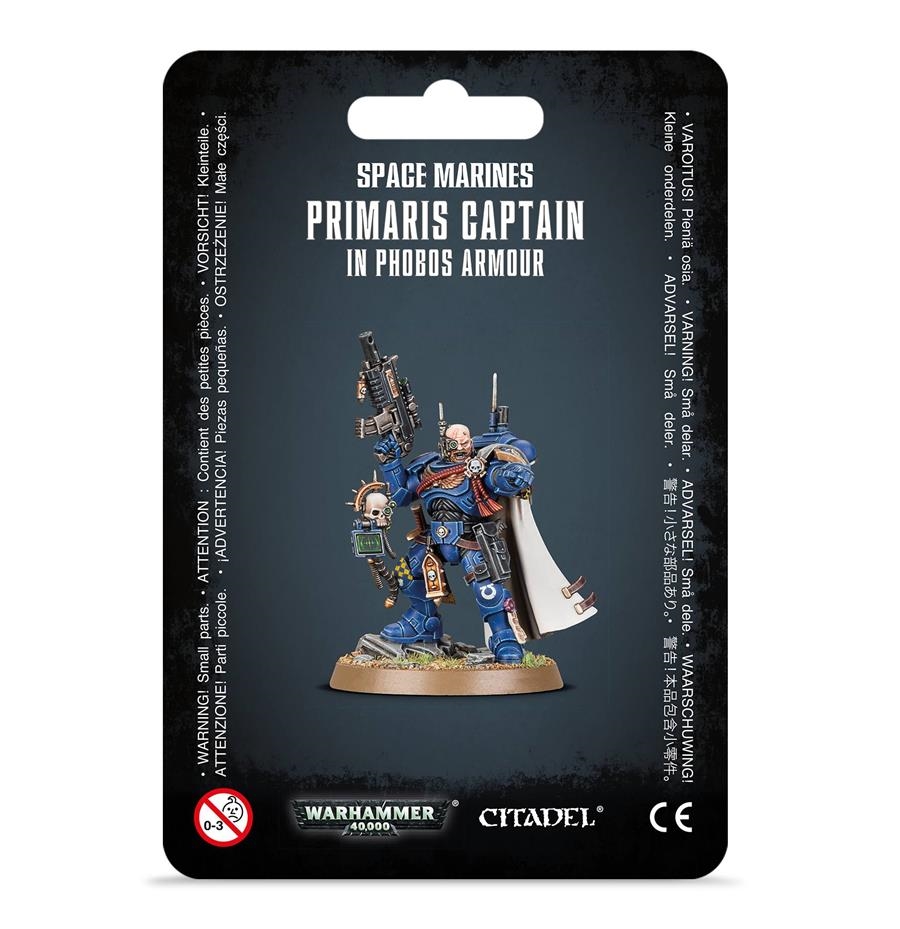 PRIMARIS CAPTAIN IN PHOBOS ARMOUR | 5011921118885 | GAMES WORKSHOP