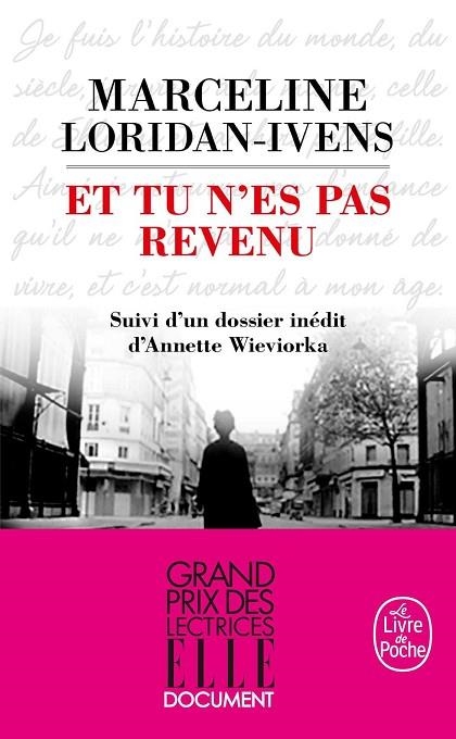 Et tu n' es pas revenu | 9782253095064 | Marceline Lorindan-Ivens