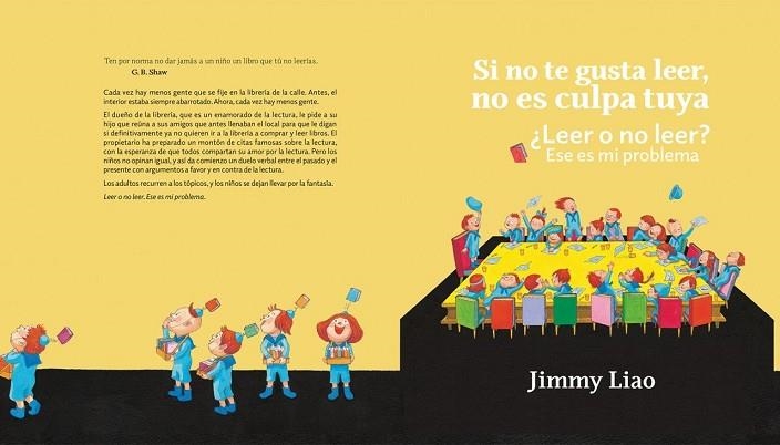 SI NO TE GUSTA LEER NO ES CULPA TUYA | 9788416985135 | JIMMY LIAO