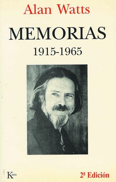 MEMORIAS 1915-1965 (WATTS) | 9788472454286 | WATTS, ALAN