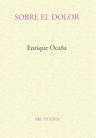 SOBRE EL DOLOR | 9788481911299 | ENRIQUE OCAÑA