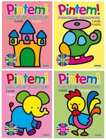 PINTEM PRIMERES PARAULES CATALA ANGLES | 9788467705812 | CARMEN BUSQUETS