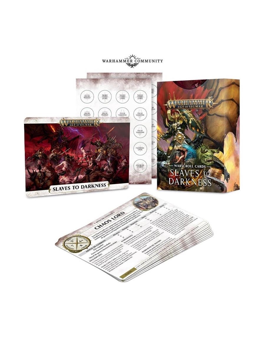 HOJAS DE UNIDAD: SLAVES TO DARKNESS ESP | 5011921128631 | GAMES WORKSHOP