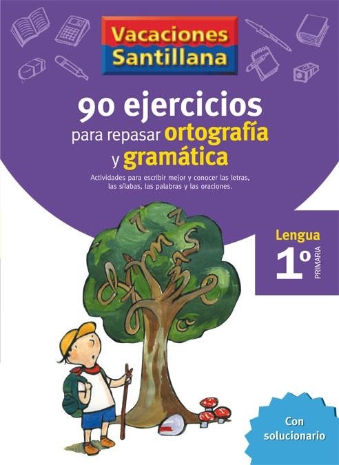 90 EJERCICIOS PARA REPASAR ORTOGRAFIA Y GRAMATICA 1º | 29788429407563 | VARIOS AUTORES