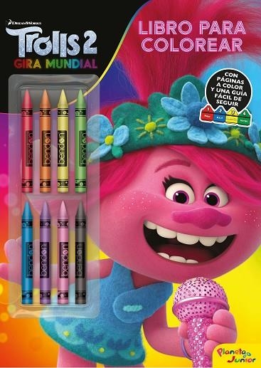 TROLLS 2 LIBRO PARA COLOREAR CON CERAS | 9788408218241 | DREAMWORKS