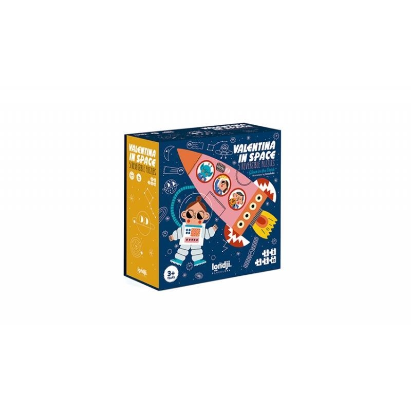 VALENTINA IN SPACE 5 REVERSIBLE PUZZLES | 8436580423380 | LONDJI & TERESA BELLON