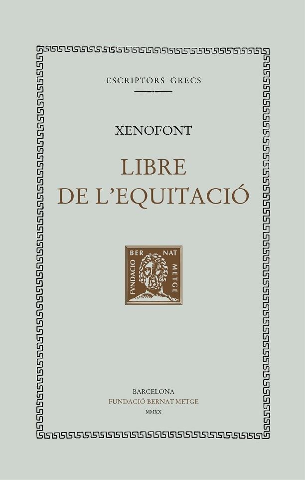 Llibre de l'equitació | 9788498593488 | XENOFONT