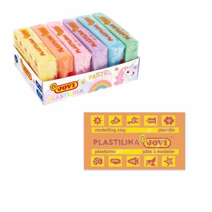 PLASTILINA TARONJA PASTEL PETITA 50G | 8412027031721 | JOVI