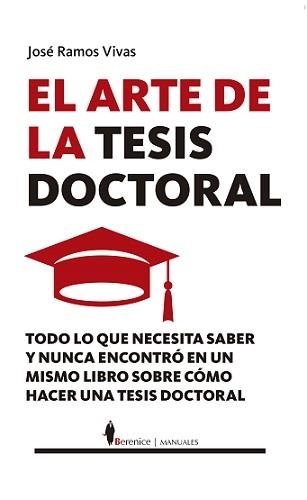 El Arte de la tesis doctoral | 9788417797430 | José Ramos Vivas