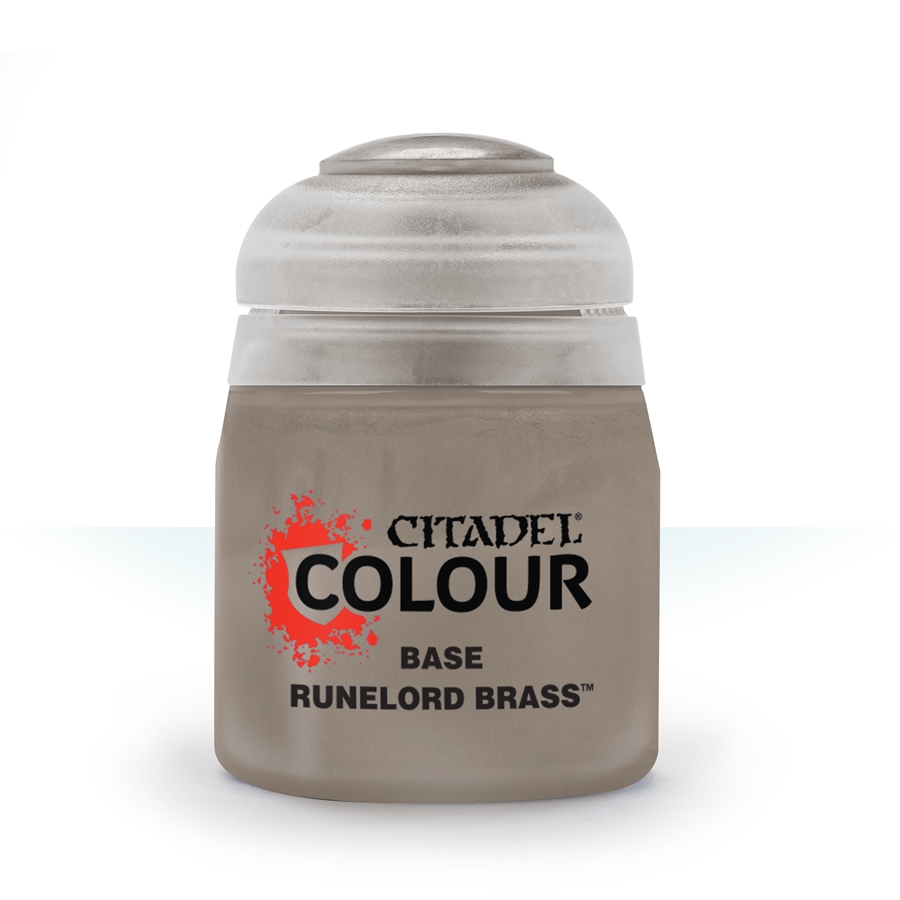 BASE: RUNELORD BRASS (12ML) (6-PACK) | 99189950204066 | GAMES WORKSHOP