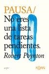 Pausa | 9788418223037 | ROBERT POYNTON