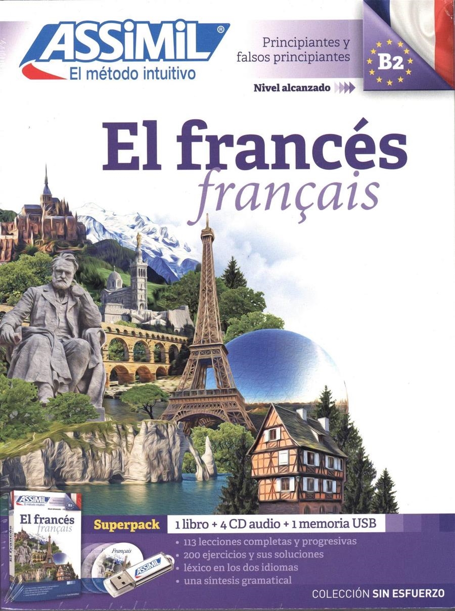 METODO ASSIMIL EL FRANCES LIBRO + CD4 + USB | 9782700581201 | ASSIMIL