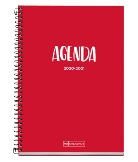 AGENDA ESCOLAR 2020-2021 150X213 SV CATALÀ VERMELL | 8422593264058 | MIQUELRIUS