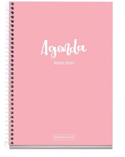 AGENDA ESCOLAR 2020-2021 150X213 SV CATALÀ ROSA | 8422593264089 | MIQUELRIUS