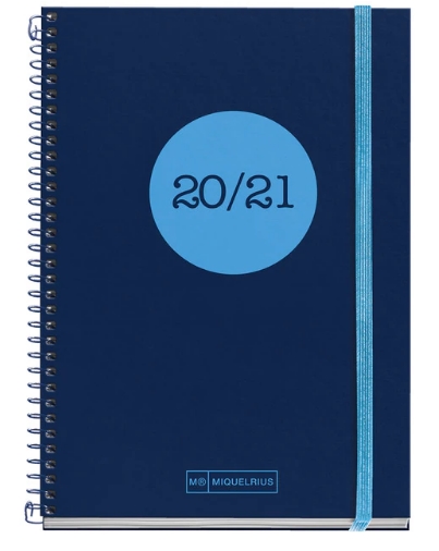 AGENDA ESCOLAR 2020-2021 150X213 DP CATALÀ TOPO BLAU | 8422593264201 | MIQUELRIUS