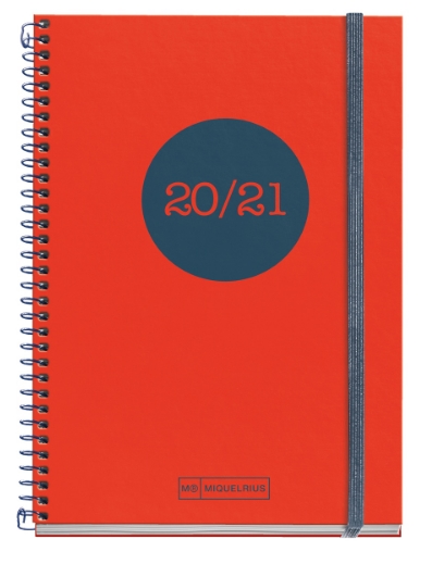 AGENDA ESCOLAR 2020-2021 150X213 DP CATALÀ TOPO VERMELL | 8422593264225 | MIQUELRIUS