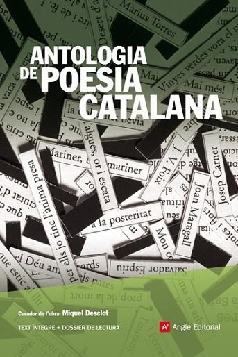 ANTOLOGIA DE POESIA CATALANA | 9788416139149 | BARTRA LLEONART, AGUSTÍ / ALCOVER MASPONS, JOAN / ARDERIU VOLTAS, CLEMENTINA / ANDRÉS ESTELLÉS, VICE