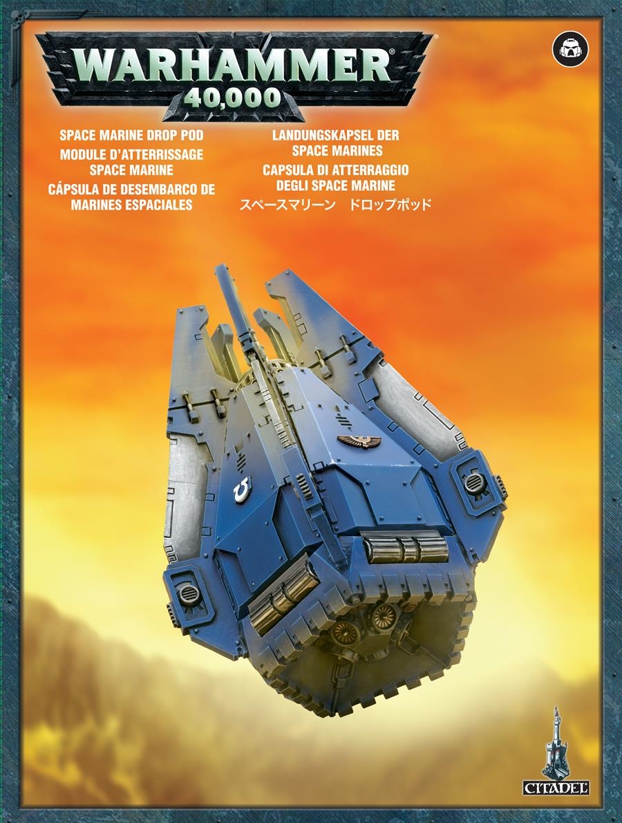 SPACE MARINES DROP POD | 5011921146017 | GAMES WORKSHOP