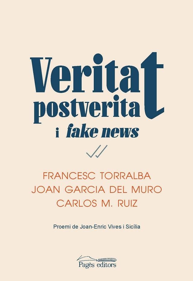 VERITAT POSTVERITAT I FAKE NEWS | 9788413032016 | VVAA