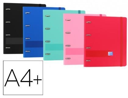 CARPETA OXFORD POLYFOAM 4 ANELLES + RECANVI DE 5 COLORS AMB GOMA A4 | 8427291023624 | OXFORD