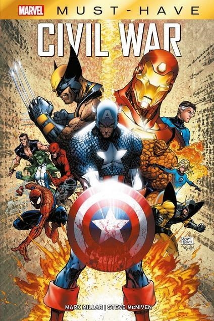 MARVEL MUST-HAVE CIVIL WAR | 9788413342603 | MARK MILLAR & STEVE MCNIVEN