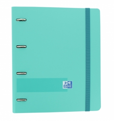 CARPETA 4 ANELLES EUROPEANBINDER POLYFOAM 4 ANELLES 35MM DIN A4 TAPA EXTRADURA AMB GOMA VERD | 8427291023563 | OXFORD