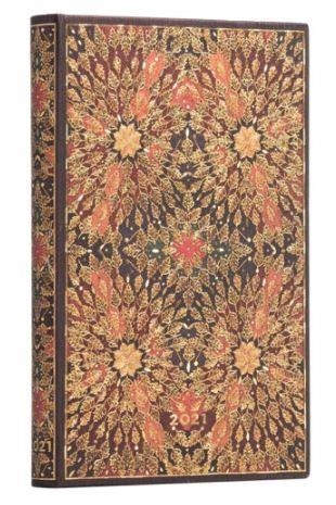 AGENDA 2021 SV FIRE FLOWERS MINI | 9781439771310 | PAPERBLANKS