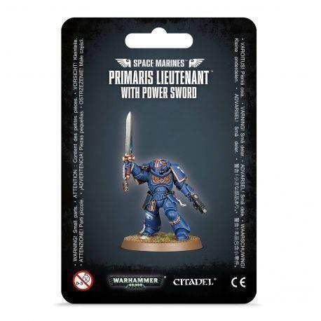 SPACE MARINE PRIMARIS LIEUTENANT WITH POWER SWORD | 5011921140893 | GAMES WORKSHOP