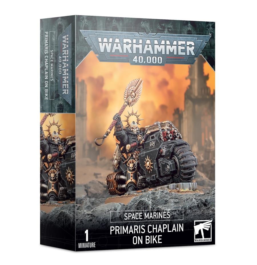 SPACE MARINES: CAPELLÁN PRIMARIS EN MOTO | 5011921135202 | GAMES WORKSHOP