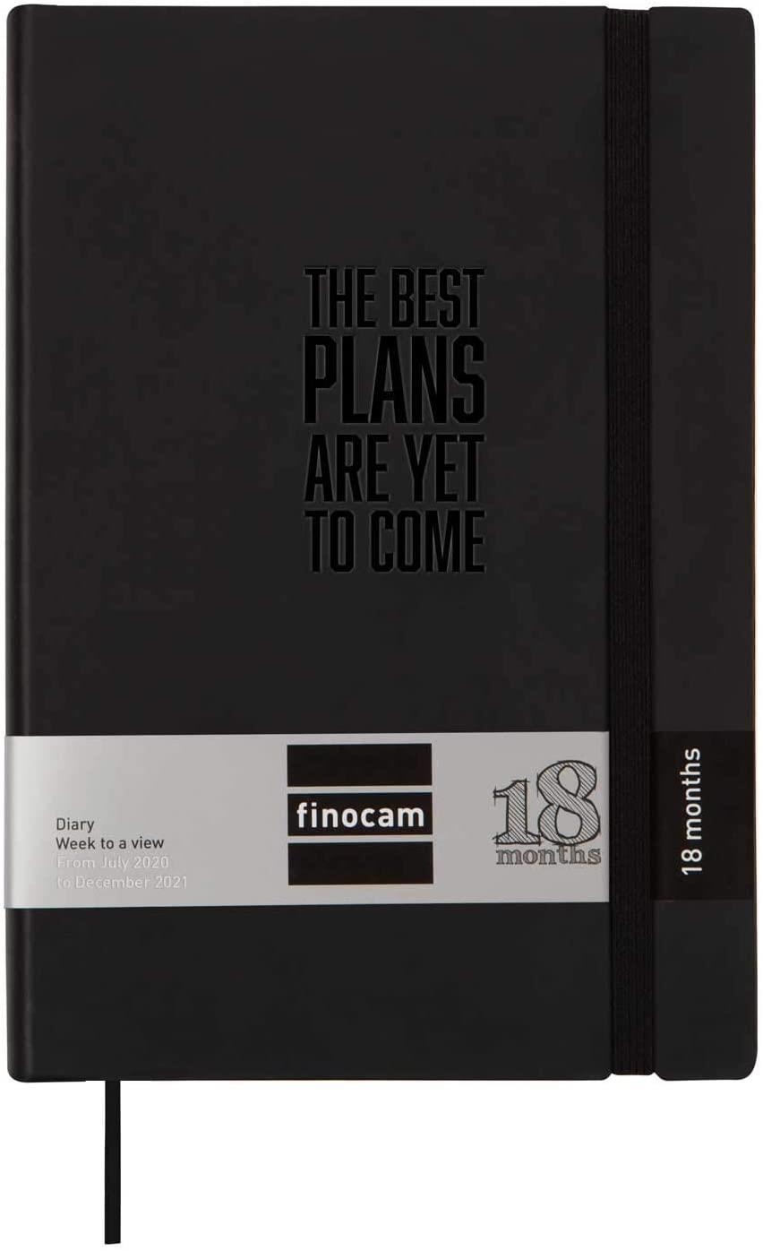 AGENDA ESCOLAR SV 2020-21 18 MESOS Y10 VERTICAL NEGRE THE BEST PLANS ARE YET TO COME | 8422952197744 | FINOCAM