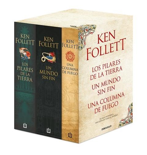 LOS PILARES DE LA TIERRA & UN MUNDO SIN FIN & UNA COLUMNA DE FUEGO | 9788466353823 | KEN FOLLETT