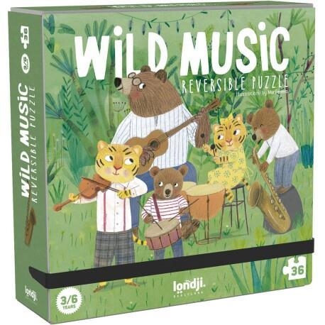 WILD MUSIC REVERSIBLE PUZZLE | 8436580424059 | MAR FERRERO