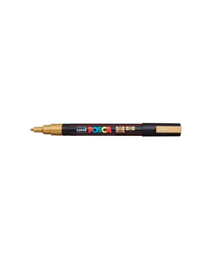 POSCA PC-3M GOLD BULLET SHAPED | 4902778915929 | UNI POSCA