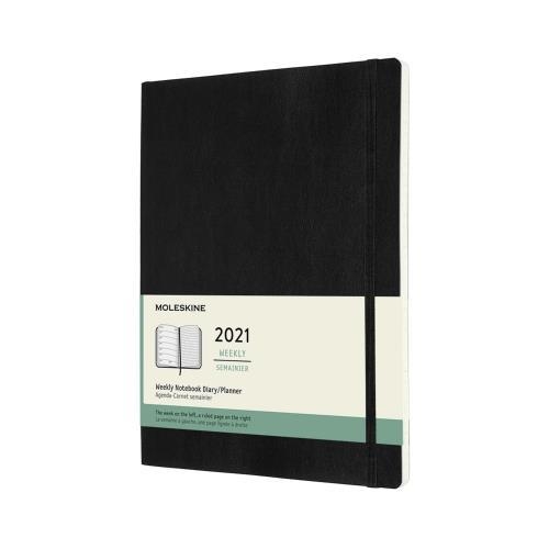 AGENDA 2021 SV HORITZONTAL DIN A5 PLUS NEGRE TAPA TOVA | 8053853606525 | MOLESKINE