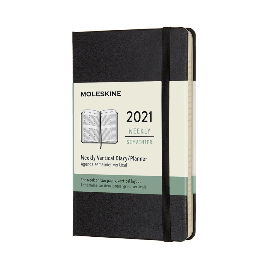 AGENDA 2021 SV VERTICAL DIN A6 TAPA DURA NEGRA | 8053853606747 | MOLESKINE