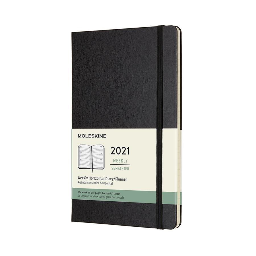 AGENDA 2021 SV HORITZONTAL DIN A5 TAPA DURA NEGRA | 8053853606631 | MOLESKINE