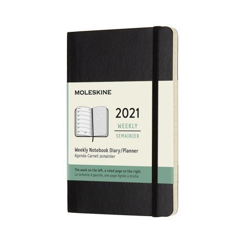 AGENDA 2021 SV HORITZONTAL DIN A5 TAPA TOVA NEGRA | 8053853606518 | MOLESKINE