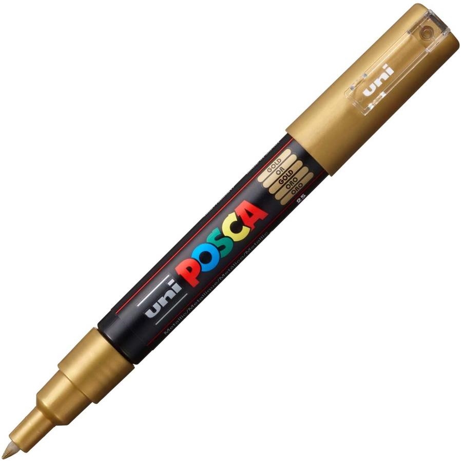 POSCA PC-1M GOLD BULLET SHAPED | 4902778665817 | UNI POSCA