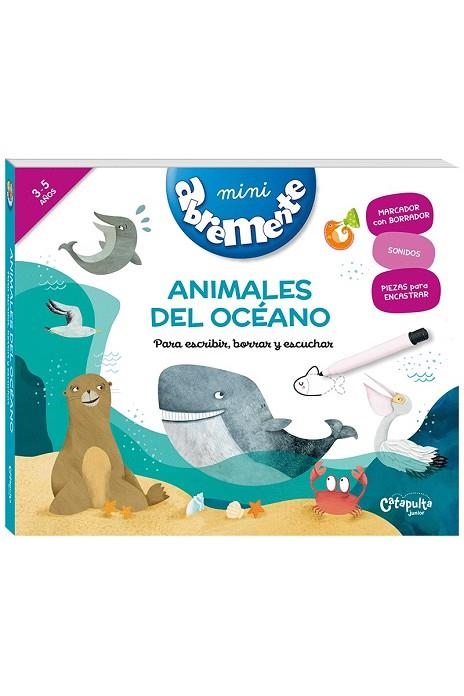 MINI ABREMENTE ANIMALES DEL OCÉANO 3-5 AÑOS | 9789876378833 | LOS EDITORES DE CATAPULTA