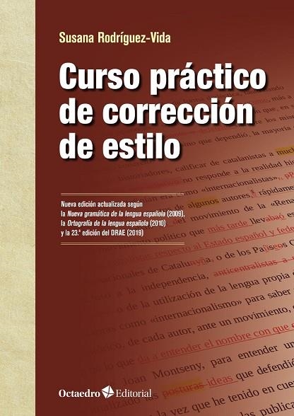 Curso práctico de corrección de estilo | 9788418348952 | Susana Rodriguez-Vida