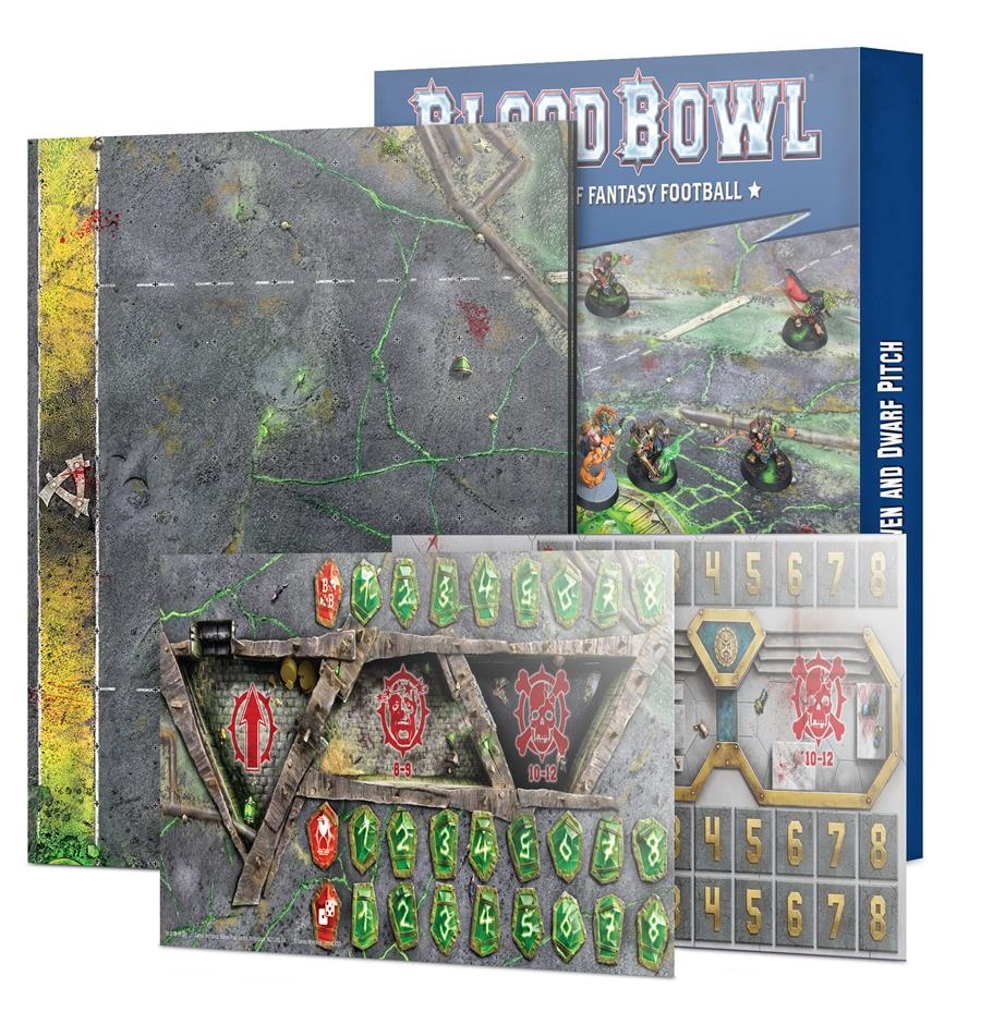 BLOOD BOWL: SKAVEN & DWARF PITCH | 5011921155064 | GAMES WORKSHOP