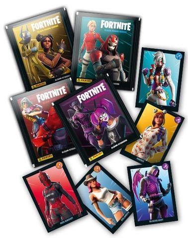 FORTNITE BLACK FRAME SERIES ALBUM STICKERS | 8018190007954 | FORTNITE