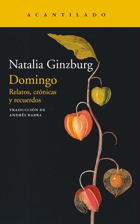 Domingo | 9788418370151 | Natalia Ginzburg