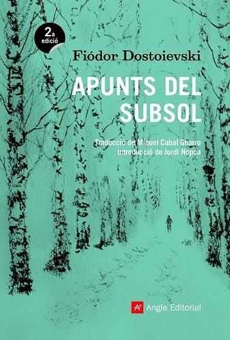 APUNTS DEL SUBSOL | 9788418197475 | FIODOR DOSTOIEVSKI