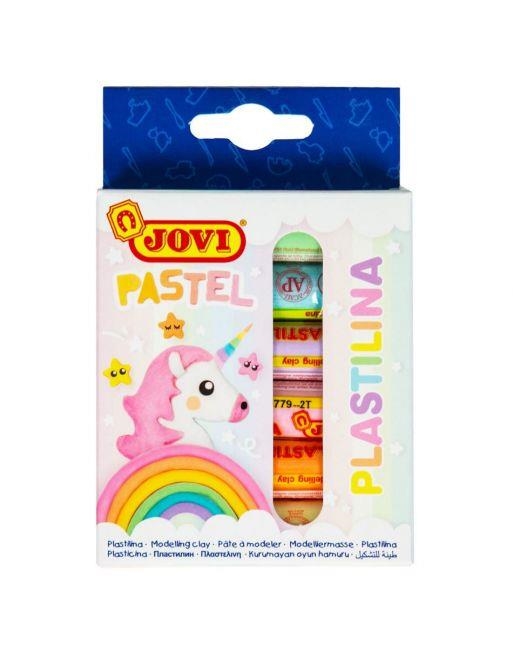 PACK 6 PLASTILINES COLORS PASTEL 15 G | 8412027031561 | JOVI