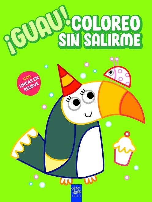 Guau! Coloreo sin salirme Verde | 9788408236153 | Yoyo