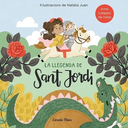 La llegenda de Sant Jordi amb solapes de roba | 9788418443411 | Natàlia Juan Abelló