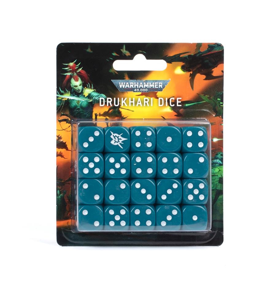 WARHAMMER 40000: DRUKHARI DICE SET | 5011921143979 | GAMES WORKSHOP