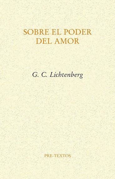 Sobre el poder del amor | 9788418178719 | G. C. Lichtenberg