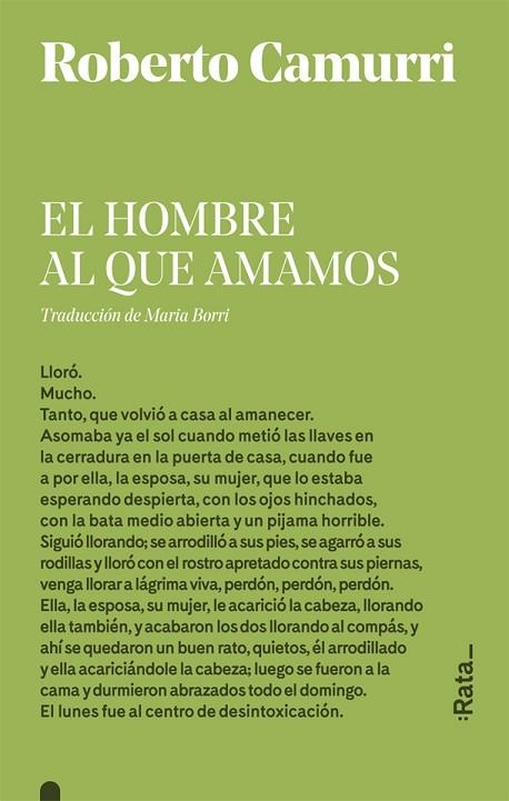 EL HOMBRE AL QUE AMAMOS | 9788416738540 | ROBERTO CAMURRI